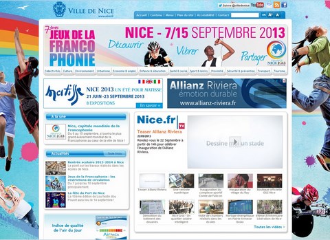 Site ville de Nice